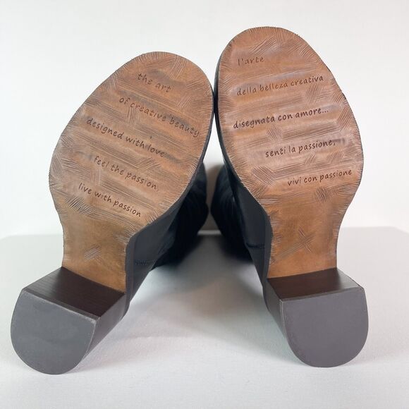 Franco Sarto NWOB Women's L-rivettall Knee High Boot Black Size 5.5 - Picture 6 of 8